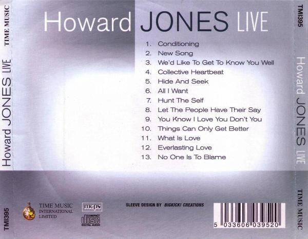 Howard Jones : Live (CD, Album, RE)