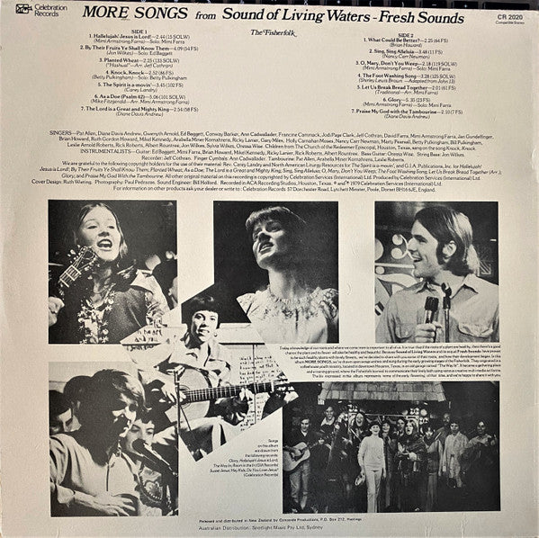 The Fisherfolk : More Songs From Sounds Of Living Waters (LP, Album)