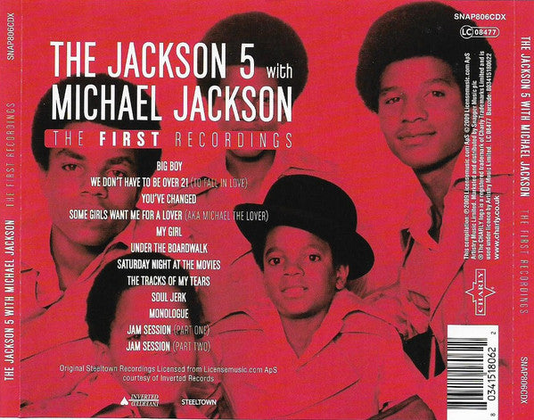 The Jackson 5 with Michael Jackson : The First Recordings (CD, Comp)