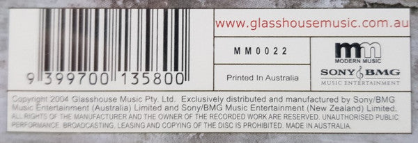 Glasshouse : Nothing Comes Of Thinking (CD, Album)