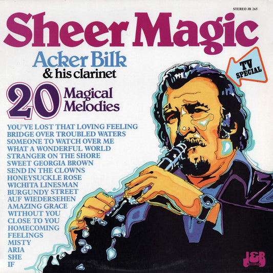Acker Bilk : Sheer Magic (LP, Comp, RE)