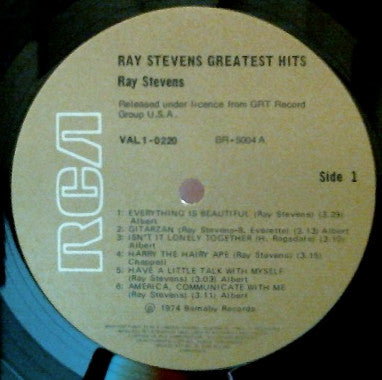 Ray Stevens : Ray Stevens' Greatest Hits (LP, Album, Comp, RE)