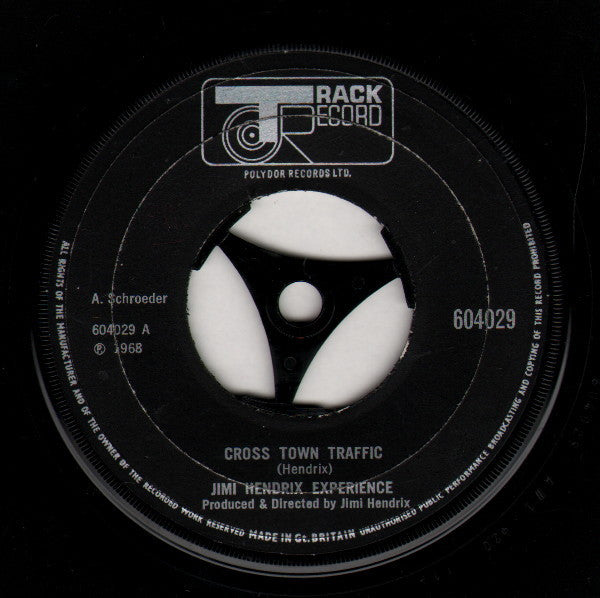 Jimi Hendrix Experience* : Cross Town Traffic (7", Single)