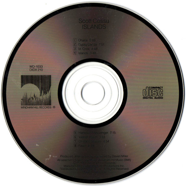Scott Cossu : Islands (CD, Album)