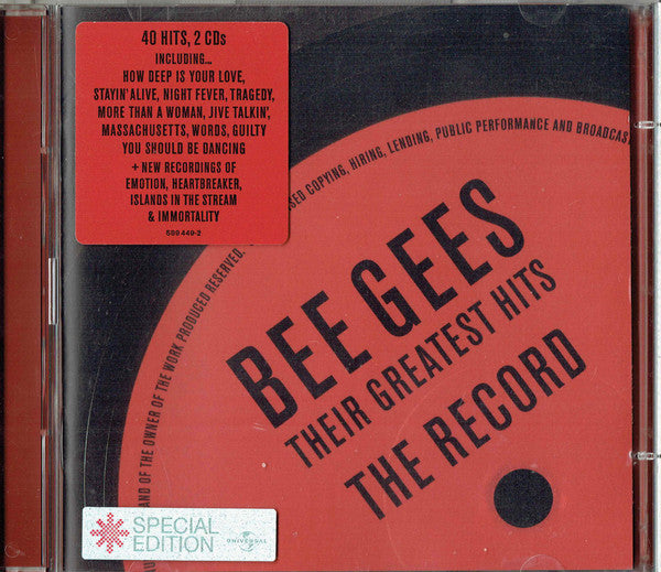 Bee Gees : Their Greatest Hits: The Record (2xHDCD, Comp, S/Edition)