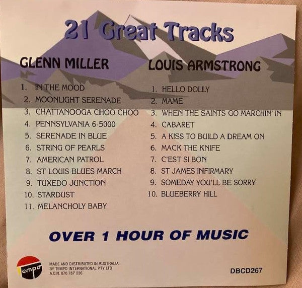 Glenn Miller, Louis Armstrong : Miller Meets Armstrong On The Road (CD)