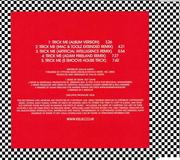 Kelis : Trick Me (CD, Single, Copy Prot.)