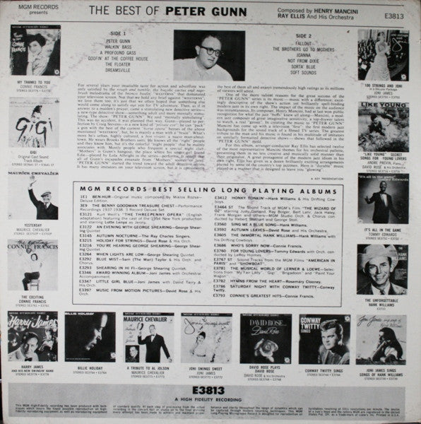 Ray Ellis And His Orchestra : The Best Of Peter Gunn (LP, Album, Mono)
