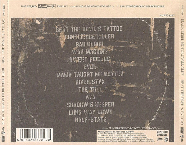 Black Rebel Motorcycle Club : Beat The Devil's Tattoo (CD, Album)