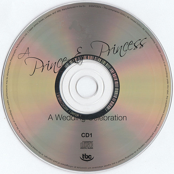Unknown Artist : A Prince & Princess - A Wedding Celebration (2xCD, Album, Comp)