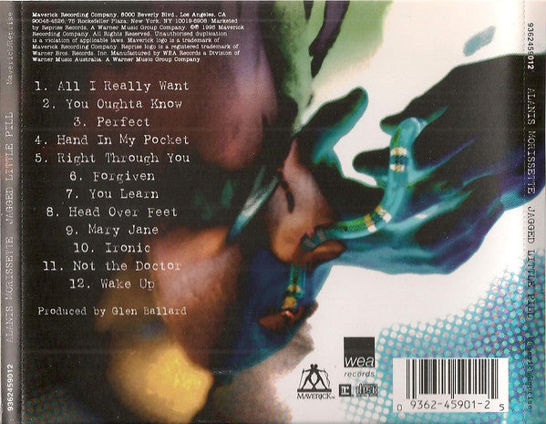 Alanis Morissette : Jagged Little Pill (CD, Album)