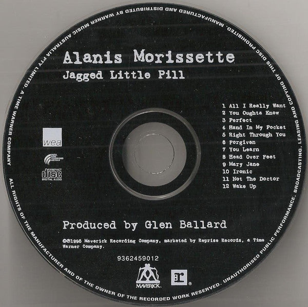 Alanis Morissette : Jagged Little Pill (CD, Album)