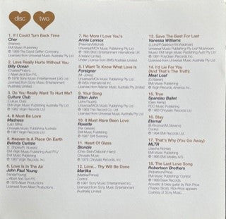 Various : The Best Ever Love Ballads (2xCD, Comp)