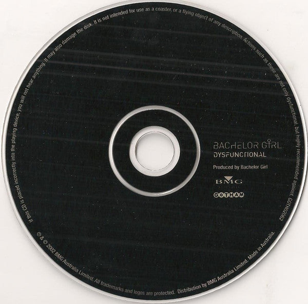 Bachelor Girl : Dysfunctional (CD, Album)
