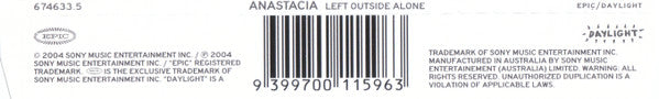 Anastacia : Left Outside Alone (CD, Single)