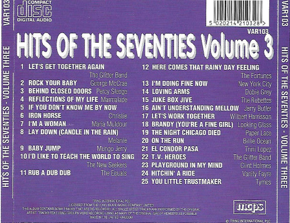 Various : Hits Of The 70's - Volume Three (CD, Comp)