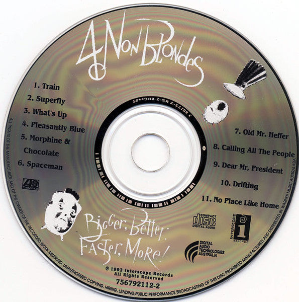 4 Non Blondes : Bigger, Better, Faster, More! (CD, Album)