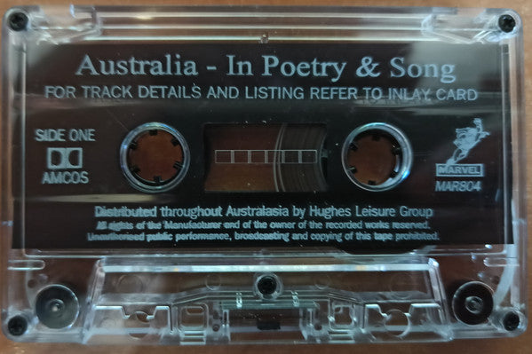 Various : Australia In Poetry & Song (Cass, Album)