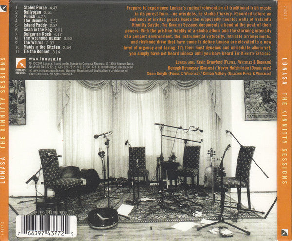 Lúnasa : The Kinnitty Sessions (CD, Album)