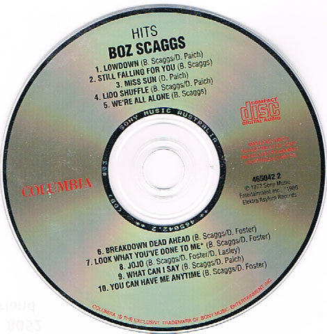 Boz Scaggs : Hits! (CD, Comp, RE)