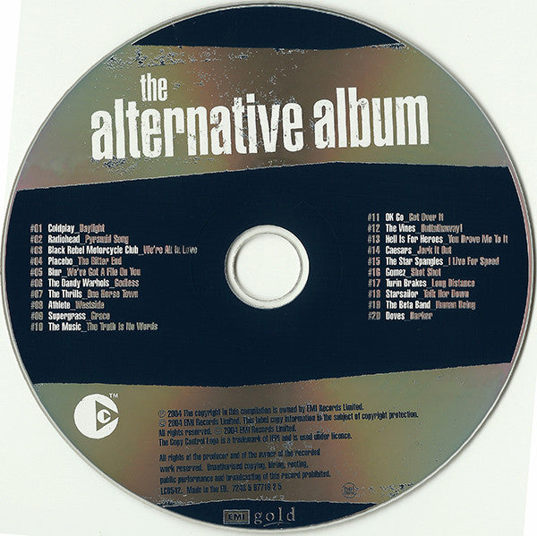Various : The Alternative Album (CD, Comp, Copy Prot., O-C)