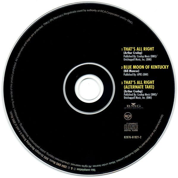Elvis Presley : That's All Right (CD, Single)