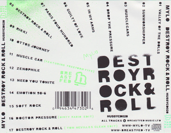 Mylo : Destroy Rock & Roll (CD, Album, Ltd, RE)