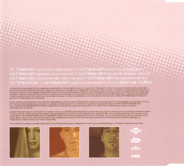 DJ Sammy & Yanou Feat. Do : Heaven (CD, Single, Enh)