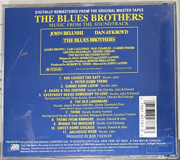 The Blues Brothers : The Blues Brothers (Music From The Soundtrack) (CD, Album, RE, RM, DAT)