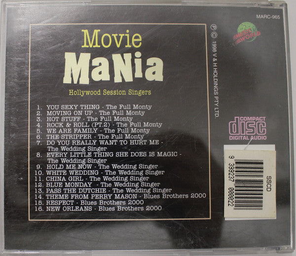 Hollywood Session Singers : Movie Mania (CD, Comp)