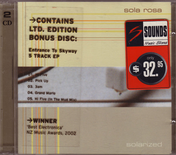 Sola Rosa : Solarized (CD, Album + CD, EP, Ltd)