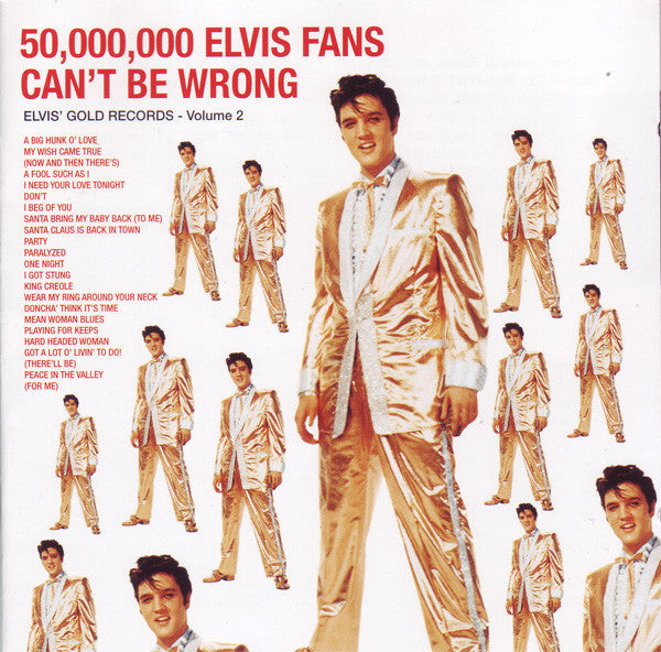Elvis Presley : 50,000,000 Elvis Fans Can't Be Wrong (Elvis' Gold Records - Volume 2) (CD, Comp, RE, RM)