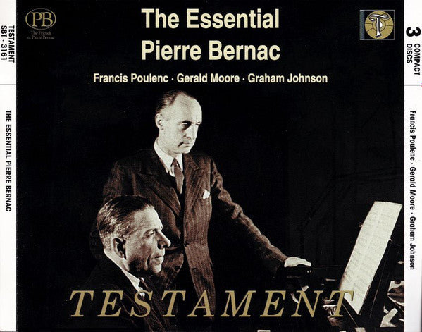 Pierre Bernac : The Essential Pierre Bernac (3xCD, Comp, Mono, RM)