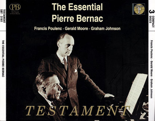 Pierre Bernac : The Essential Pierre Bernac (3xCD, Comp, Mono, RM)