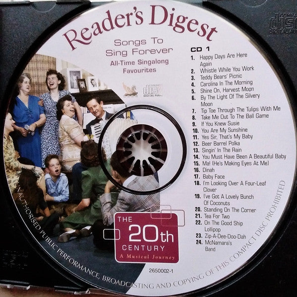 Various : Songs To Sing Forever (3xCD, Comp)