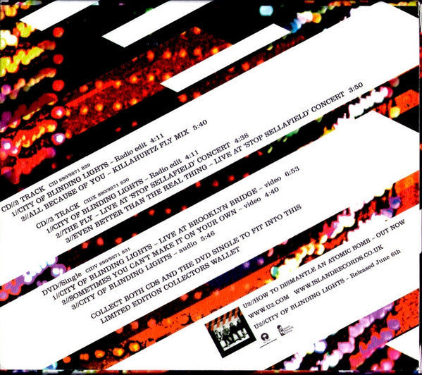 U2 : City Of Blinding Lights (Box, Ltd, Sli + CD, Single + CD, Single + DVD-V, S)