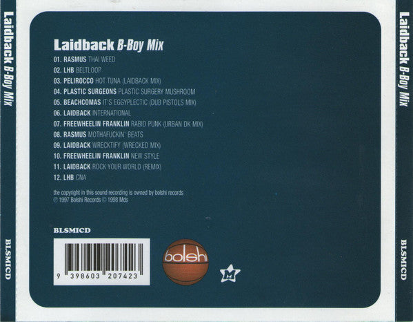 Laidback : B-Boy Mix (CD, Mixed)