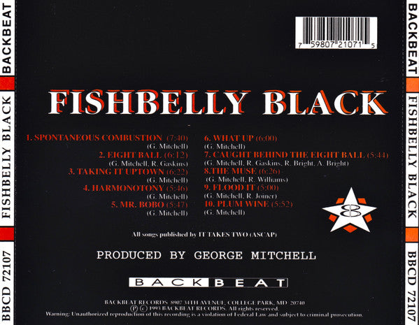Fishbelly Black : Fishbelly Black (CD, Album, Nim)