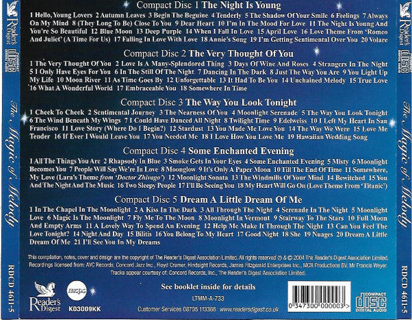 Various : The Magic Of Melody (5xCD, Comp)