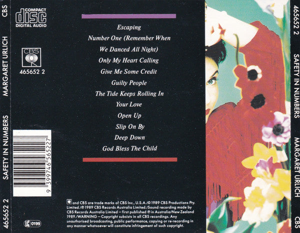 Margaret Urlich : Safety In Numbers (CD, Album)