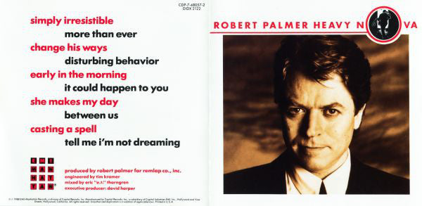 Robert Palmer : Heavy Nova (CD, Album, Cap)