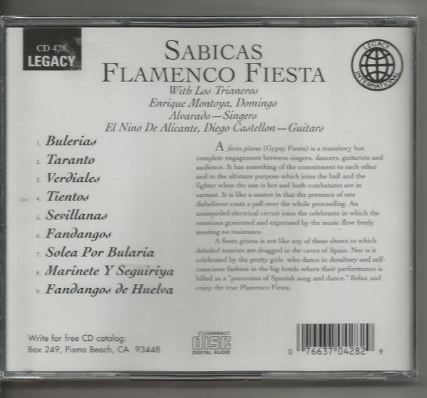 Sabicas : Flamenco Fiesta (CD)