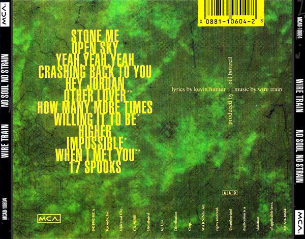 Wire Train : No Soul No Strain (CD, Album)