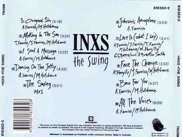 INXS : The Swing (CD, Album, RE)