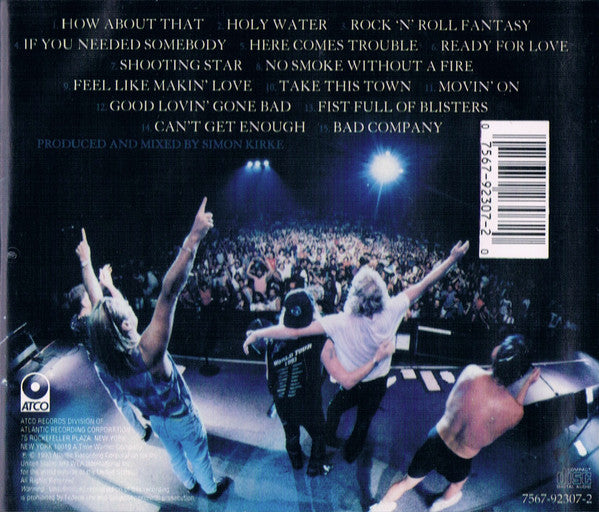 Bad Company (3) : The Best Of Bad Company Live...What You Hear Is What You Get (CD)