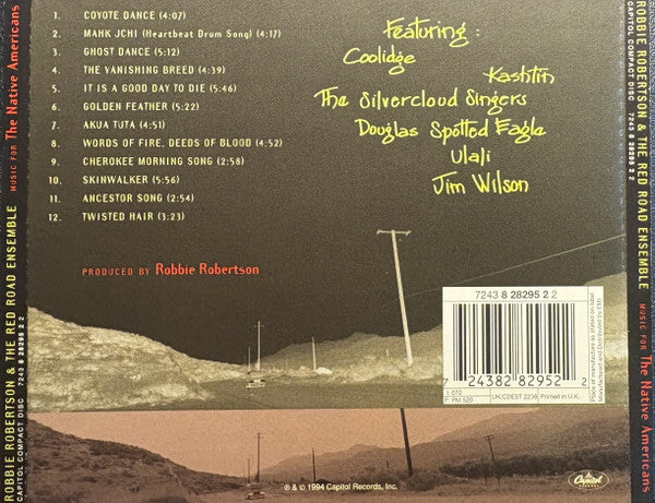 Robbie Robertson & The Red Road Ensemble : Music For The Native Americans (CD, Album)
