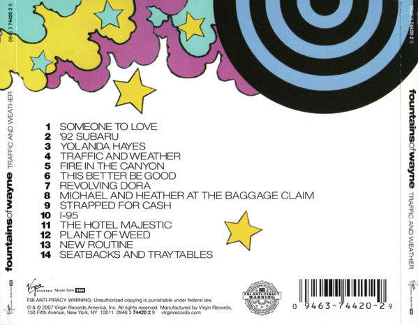 Fountains Of Wayne : Traffic And Weather (CD, Album)