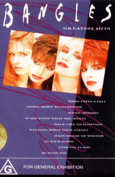 Bangles : Greatest Hits (VHS, Comp, PAL)