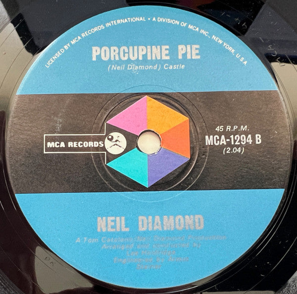 Neil Diamond : Play Me (7", Single)