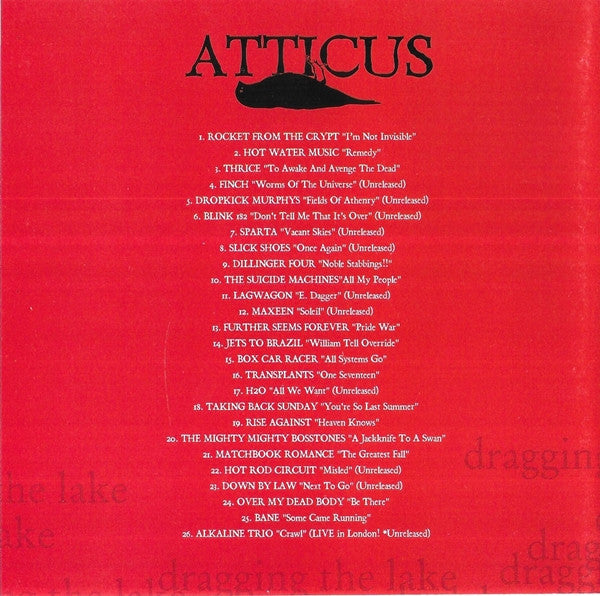 Various : Atticus ...Dragging The Lake II (CD, Comp)